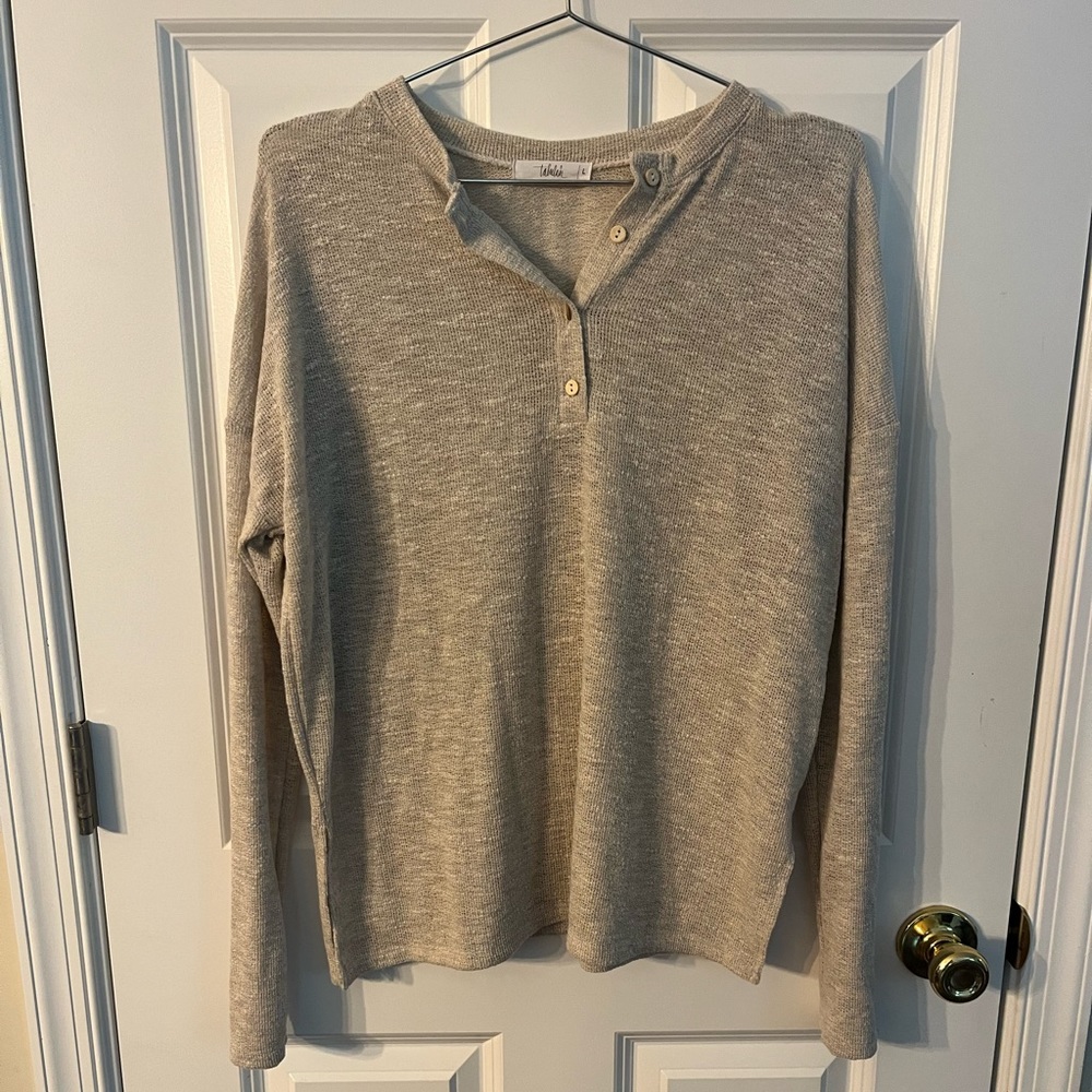 Lark Henley Top | Oatmeal